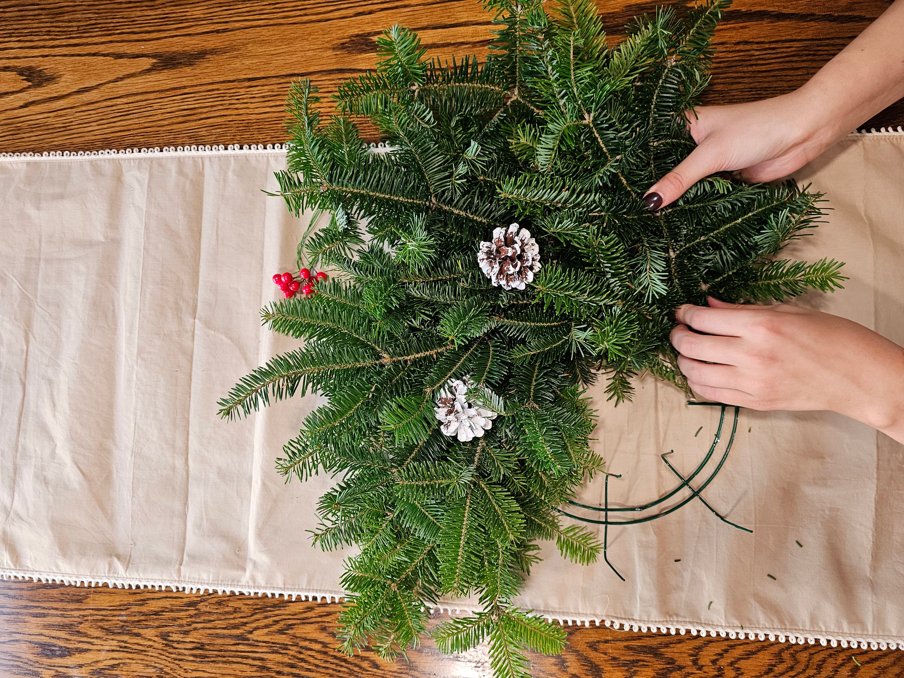 DIY Holiday Centerpiece Kit-Christmas Table Decor